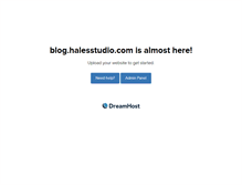 Tablet Screenshot of blog.halesstudio.com